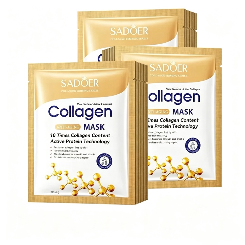 Skincare Omg - 5/10/20/30pcs Korean Collagen Face Mask Firming