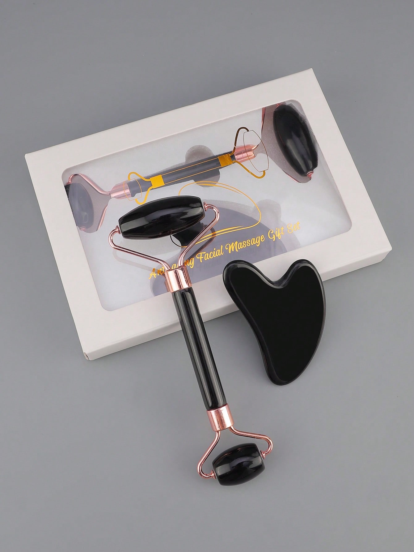 Skincare Omg - New 2pcs/Set Gua Sha Facial Massage