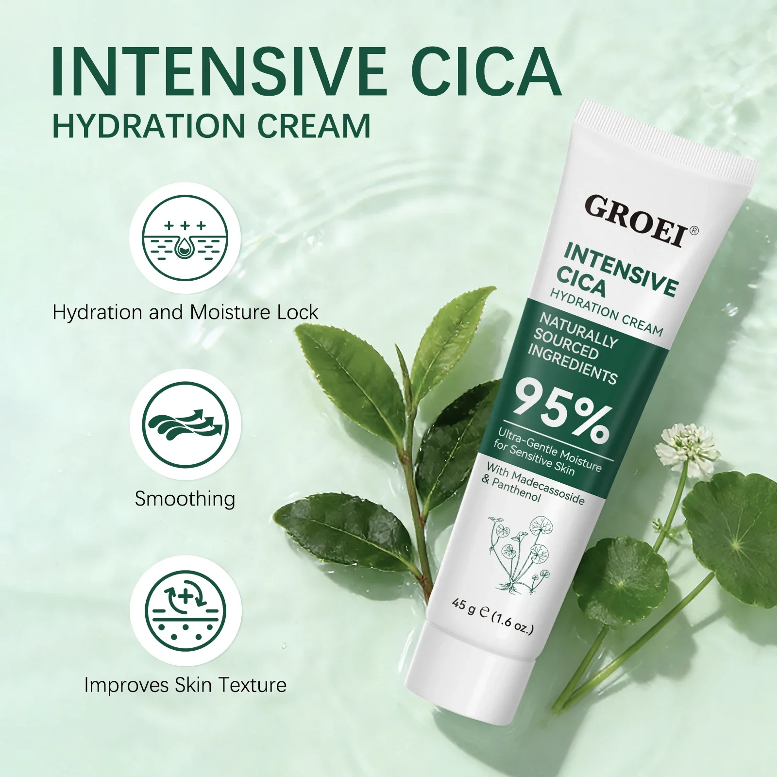 Skincare Glow - GROEI Snow Grass Moisturizing Cream 45g