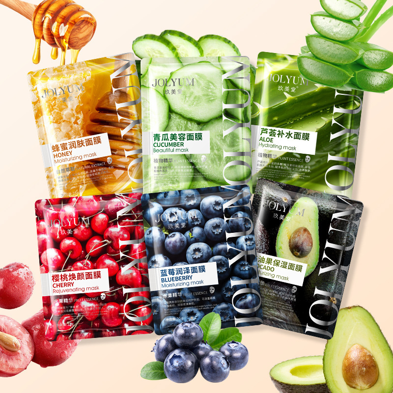 Skincare Omg - Fruit Moisturizing Facial Mask 5pcs skincare