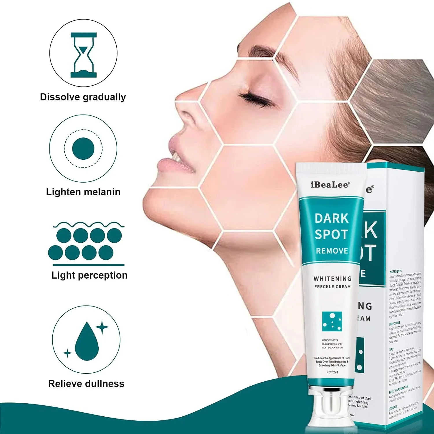 Melasma Brightening Face Cream - Skincare Glow 评论和价格