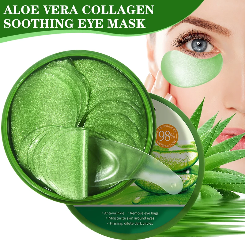 60pcs Aloe Vera Collagen Eye M - Skincare Omg 评论和价格