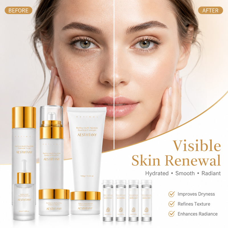 7PCS Retinol Multi-Peptide Ski - Skincare Omg 评论和价格