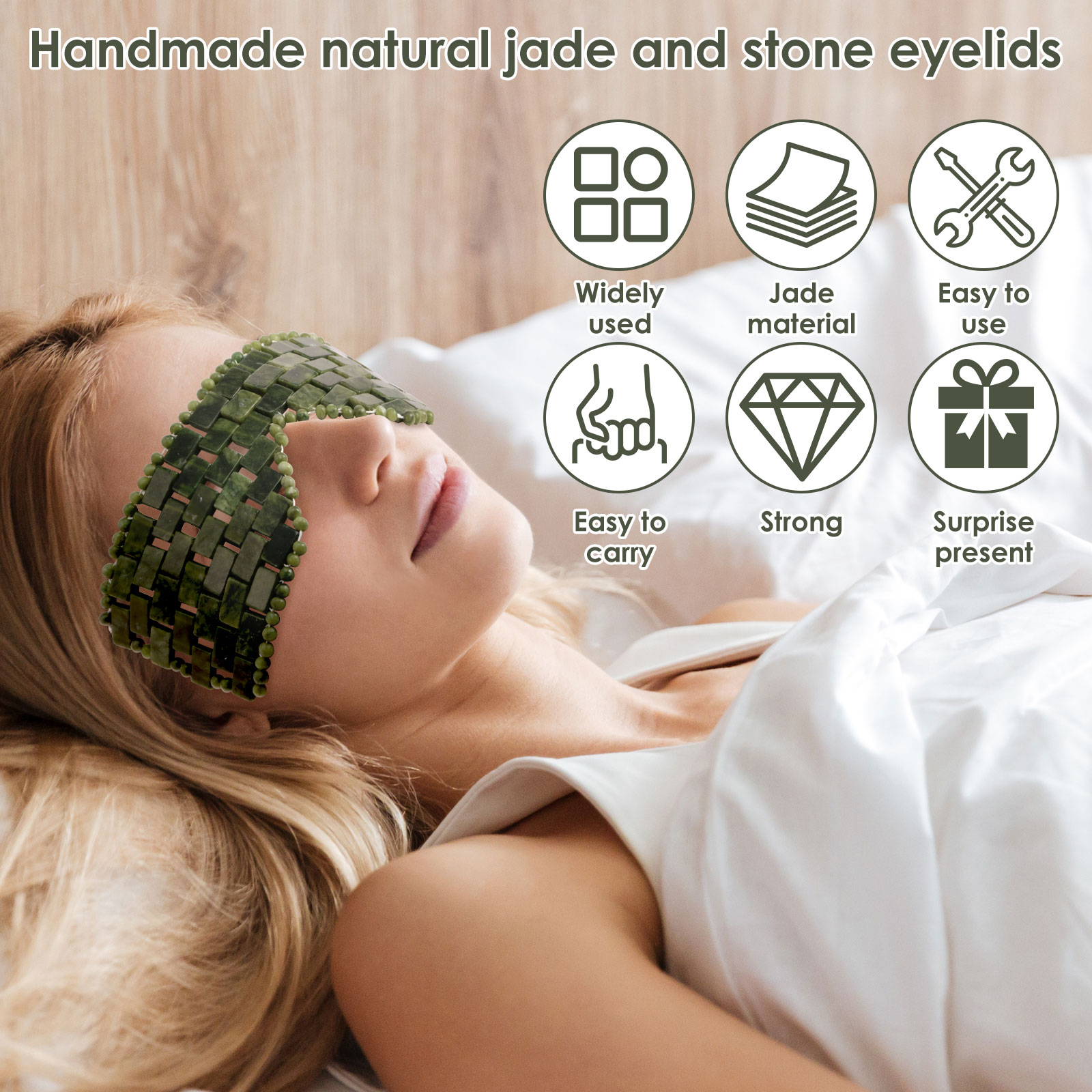Natural Jade Face Eye Mask Coo - Skincare Omg 评论和价格
