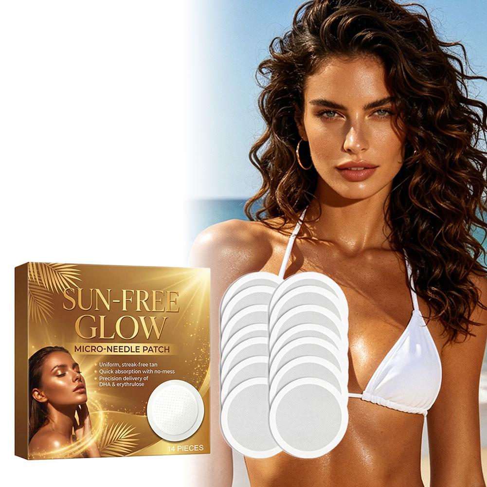 14Pcs Sun-Free Glow Microneedl - Skincare Glow 评论和价格