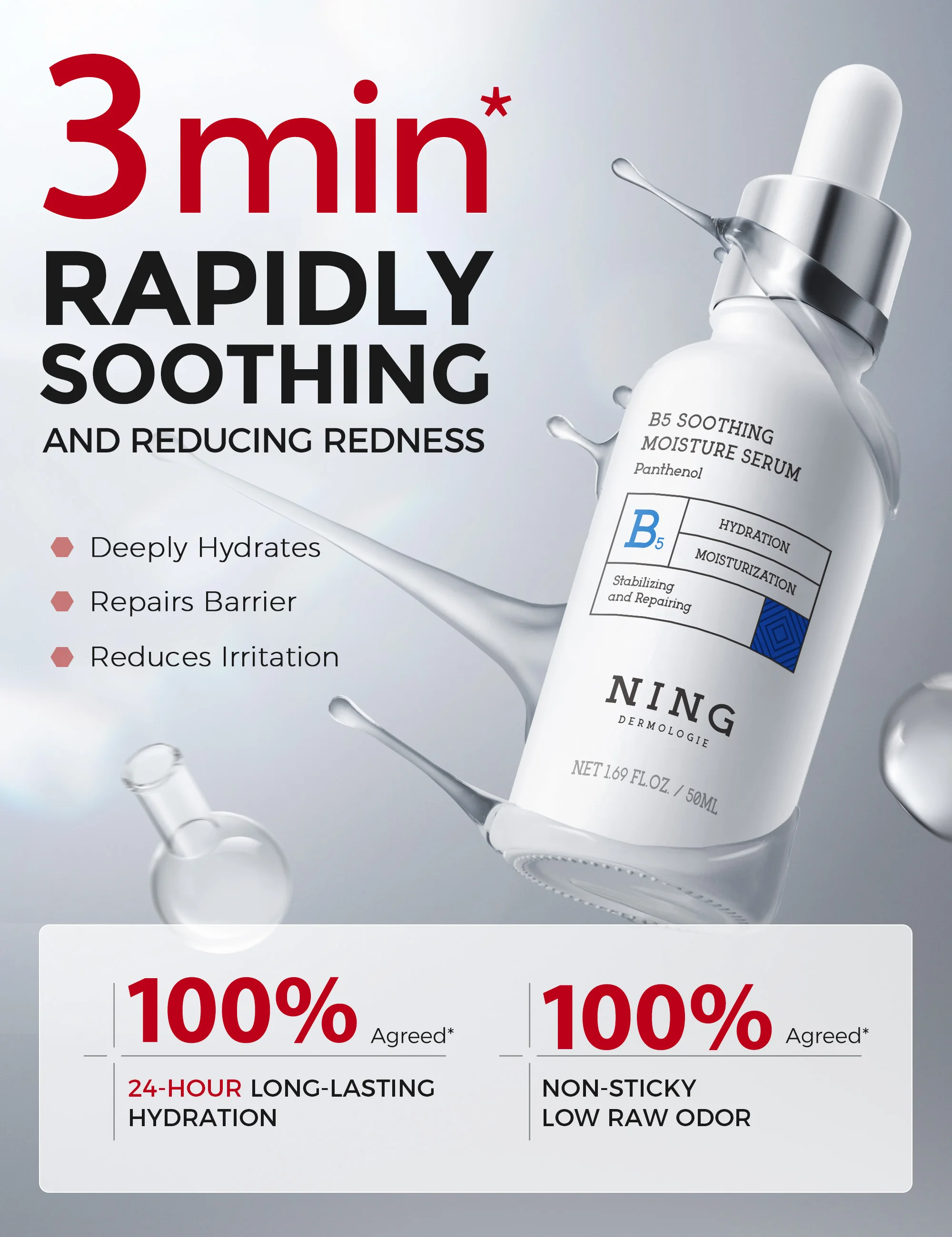Vitamin B5 Serum – Hydrating,  - Ceramide Moisturizer 评论和价格
