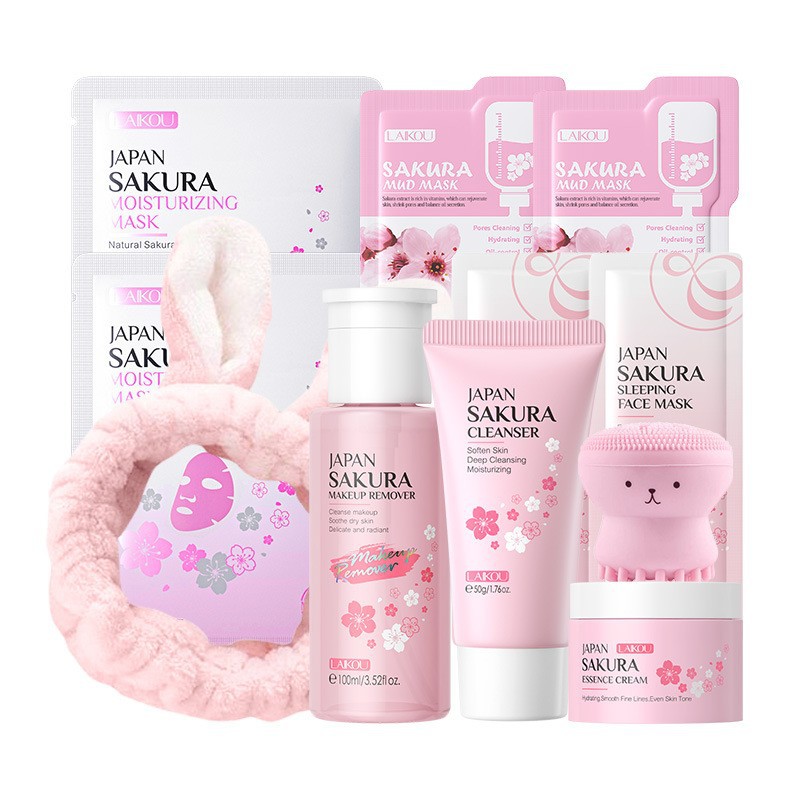 Korean Sakura Skincare Set Hyd - Skincare Bioaqua 评论和价格