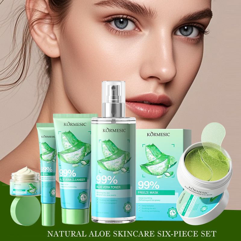 Aloe Vera Skincare Set Cleansi - Skincare Omg 评论和价格